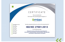 Emtec Group renueva Certificación ISO/IEC 27001:2013